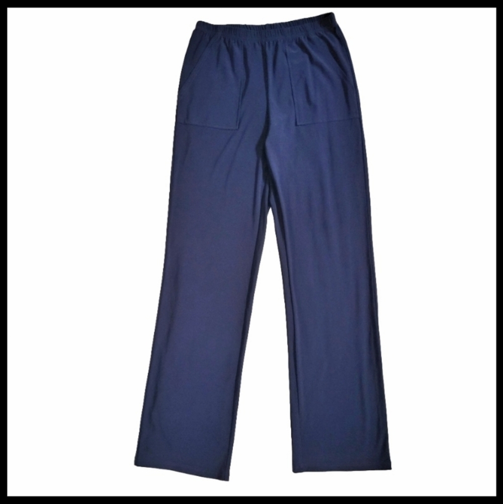 NWT Nina Leonard Wide Leg Stretchy Pants Size S